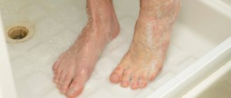 Мытье ног